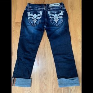 Rock Revival 26 x 26 Distressed Capri